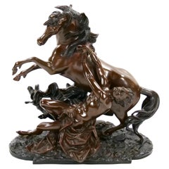French 19th Century Bronze Sculpture of Hippolytus After Philippe Poitevin 1831