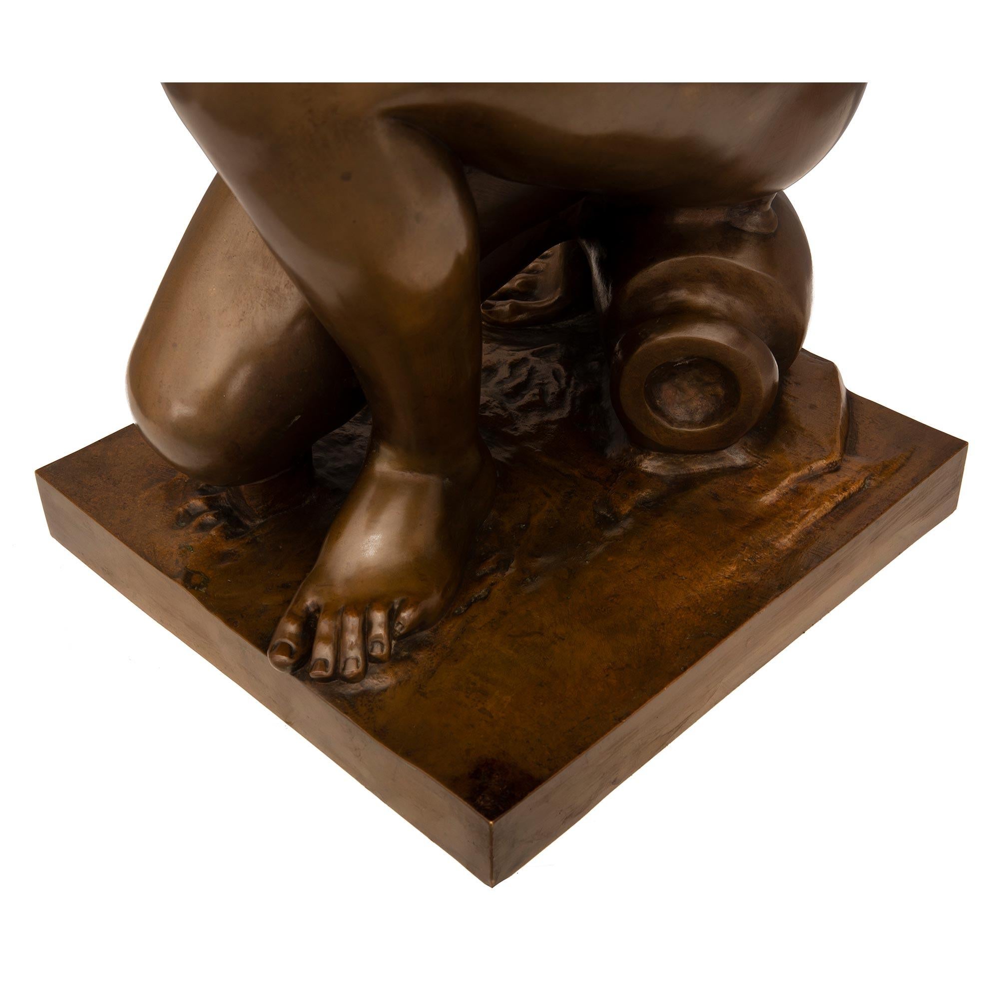 Bronzo Statua di bronzo di Venere francese del XIX secolo, firmata Barbedienne in vendita