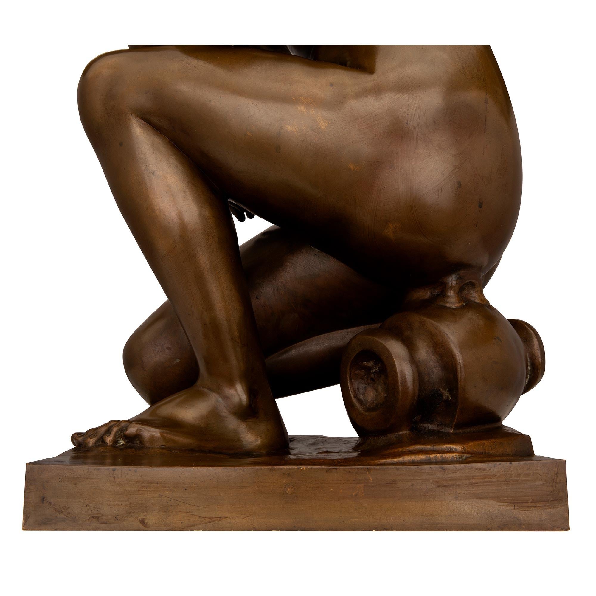 Statue de Vénus en bronze du XIXe siècle, signée Barbedienne en vente 1
