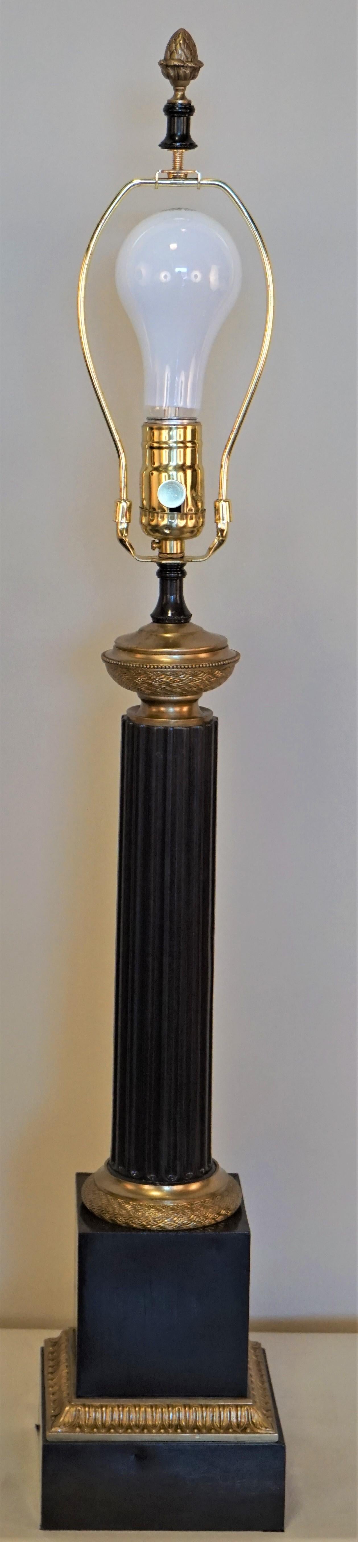 French, 19th Century Bronze Table Lamp 3