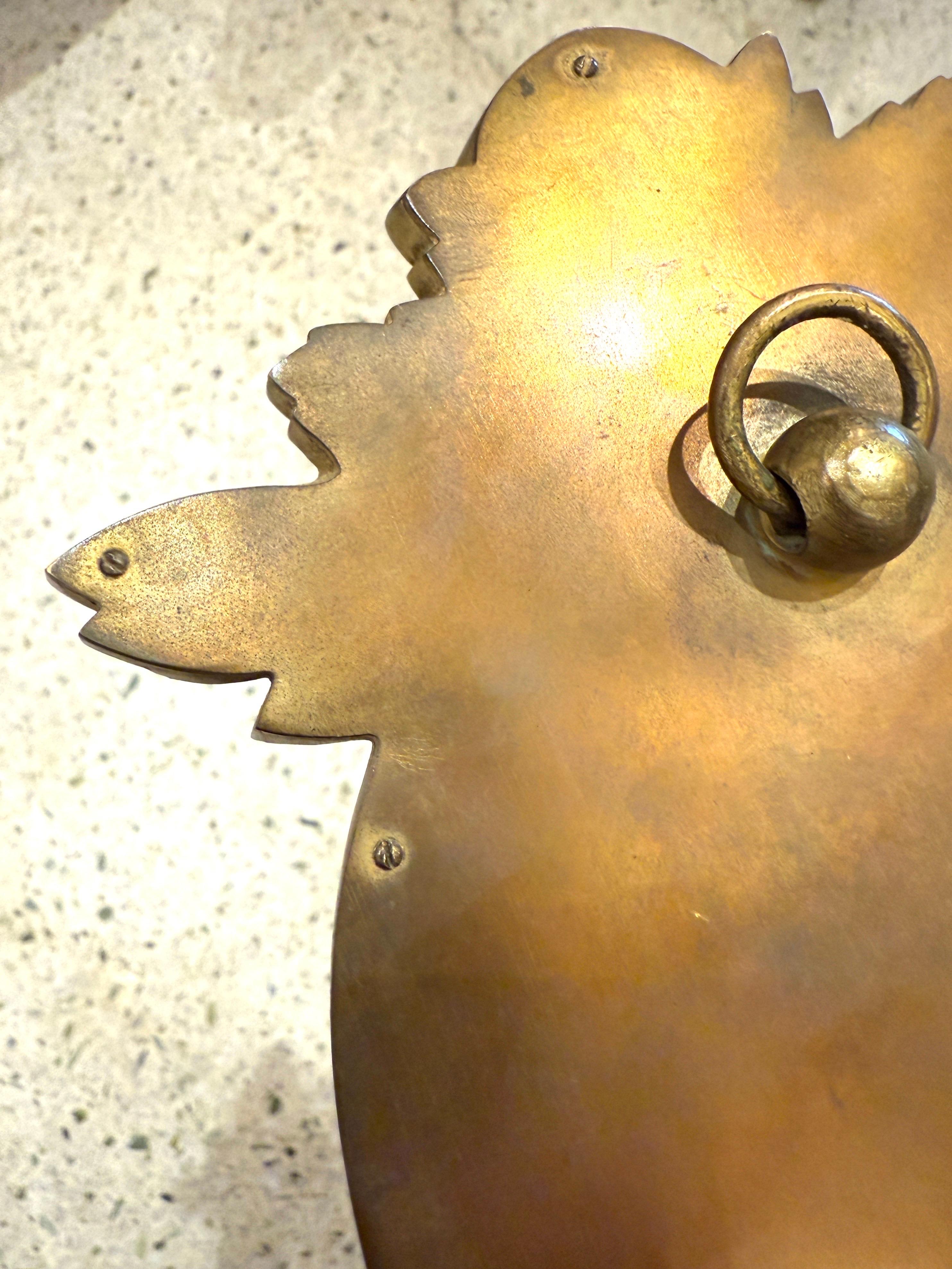 Français Thermomètre mural en bronze du XIXe siècle attribué à François Linke en vente