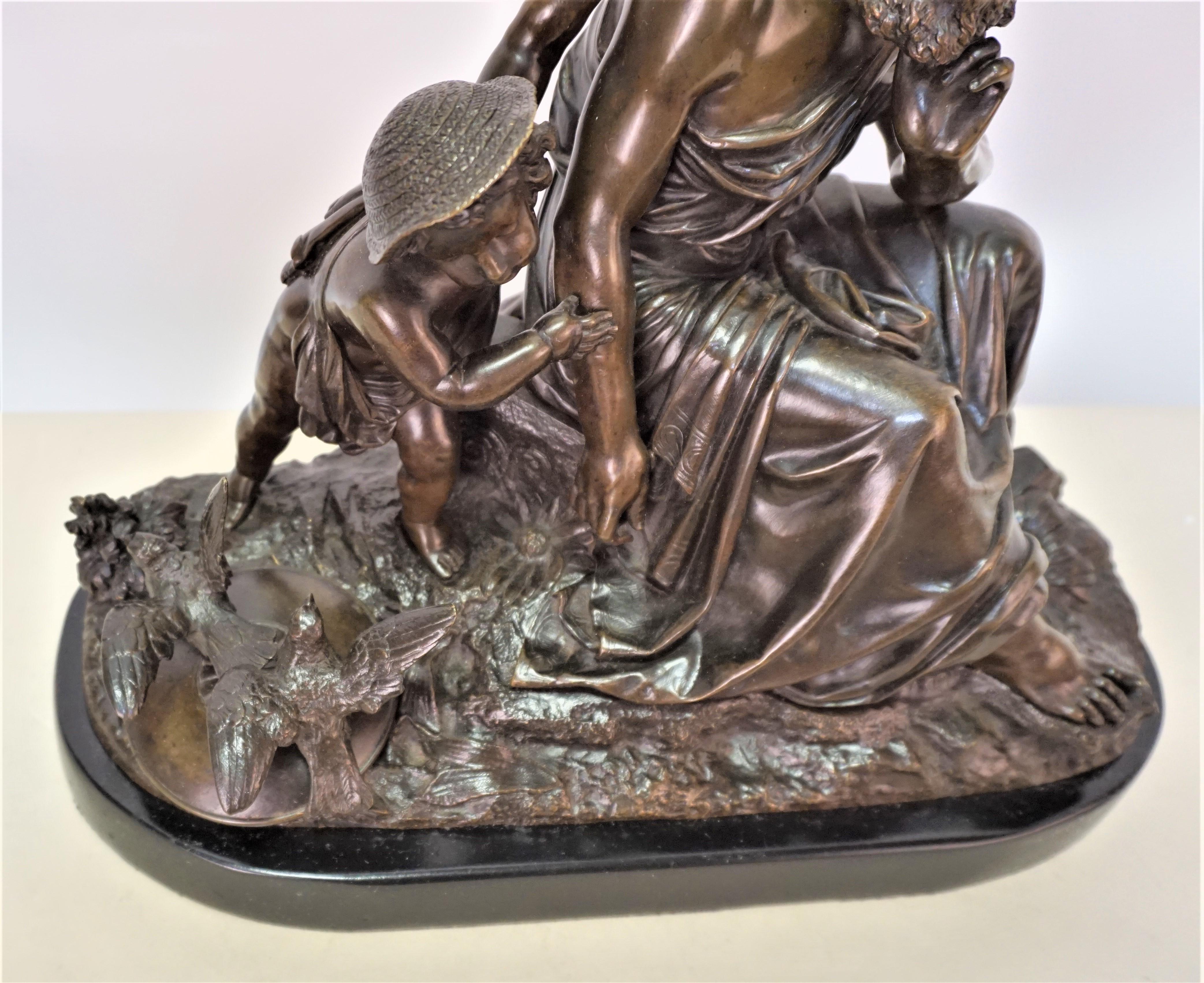 French 19th Century Brown Patinated Bronze In Good Condition In Fairfax, VA