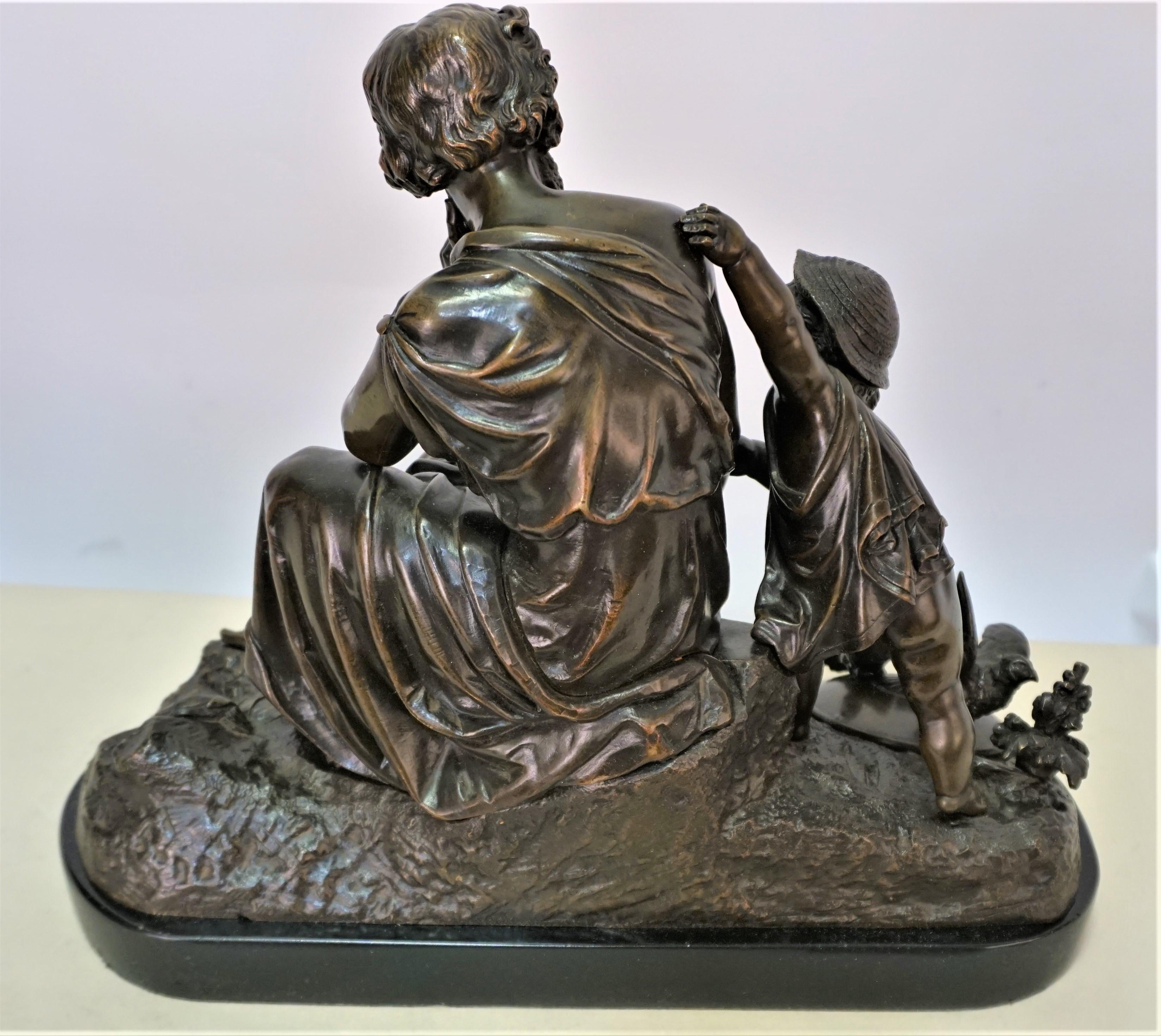 French 19th Century Brown Patinated Bronze 3