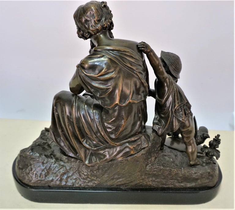 French 19th Century Brown Patinated Bronze For Sale 3