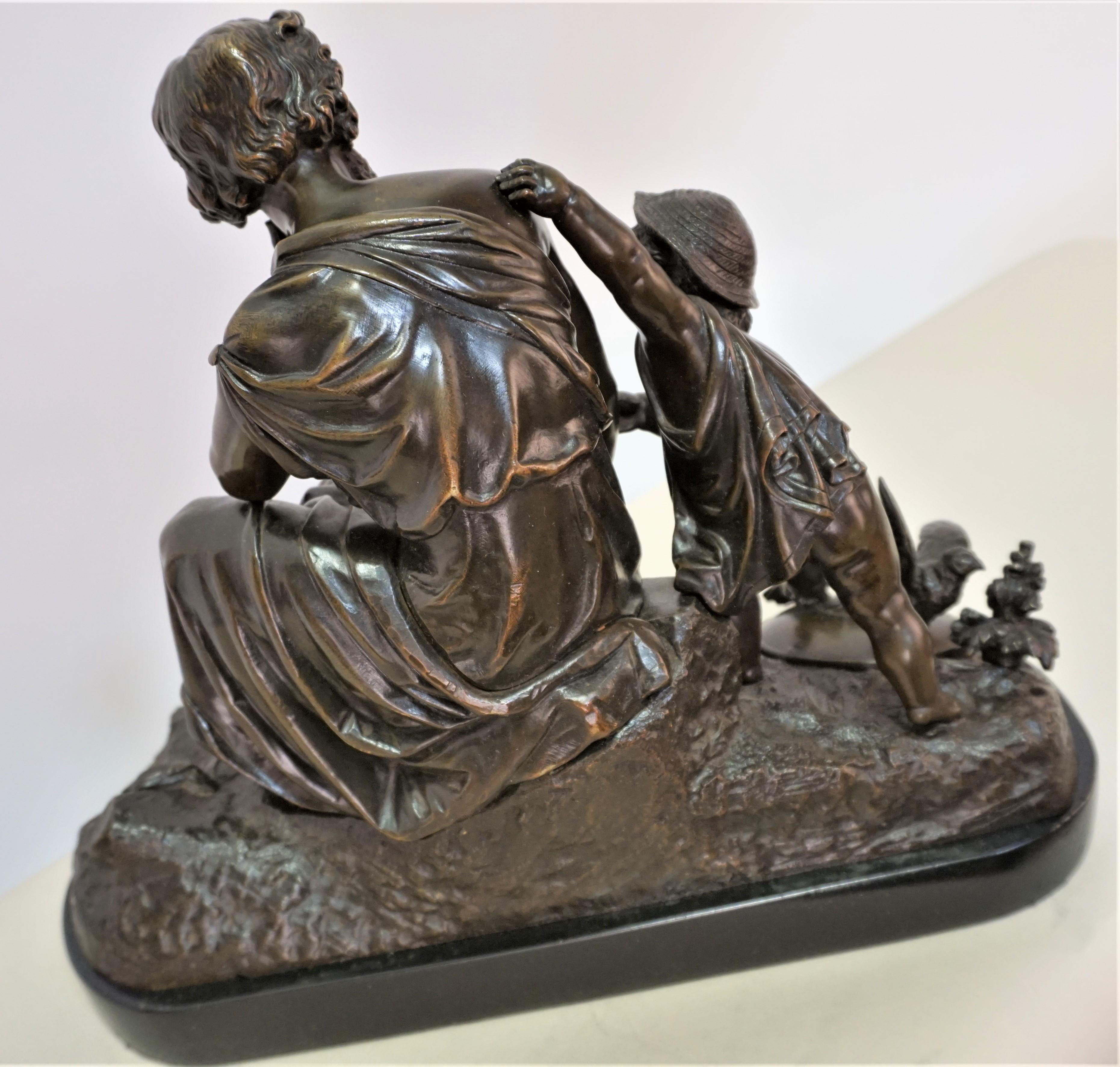 French 19th Century Brown Patinated Bronze 5