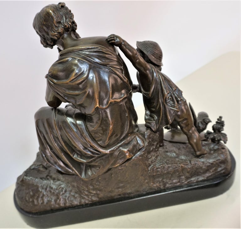 French 19th Century Brown Patinated Bronze For Sale 5