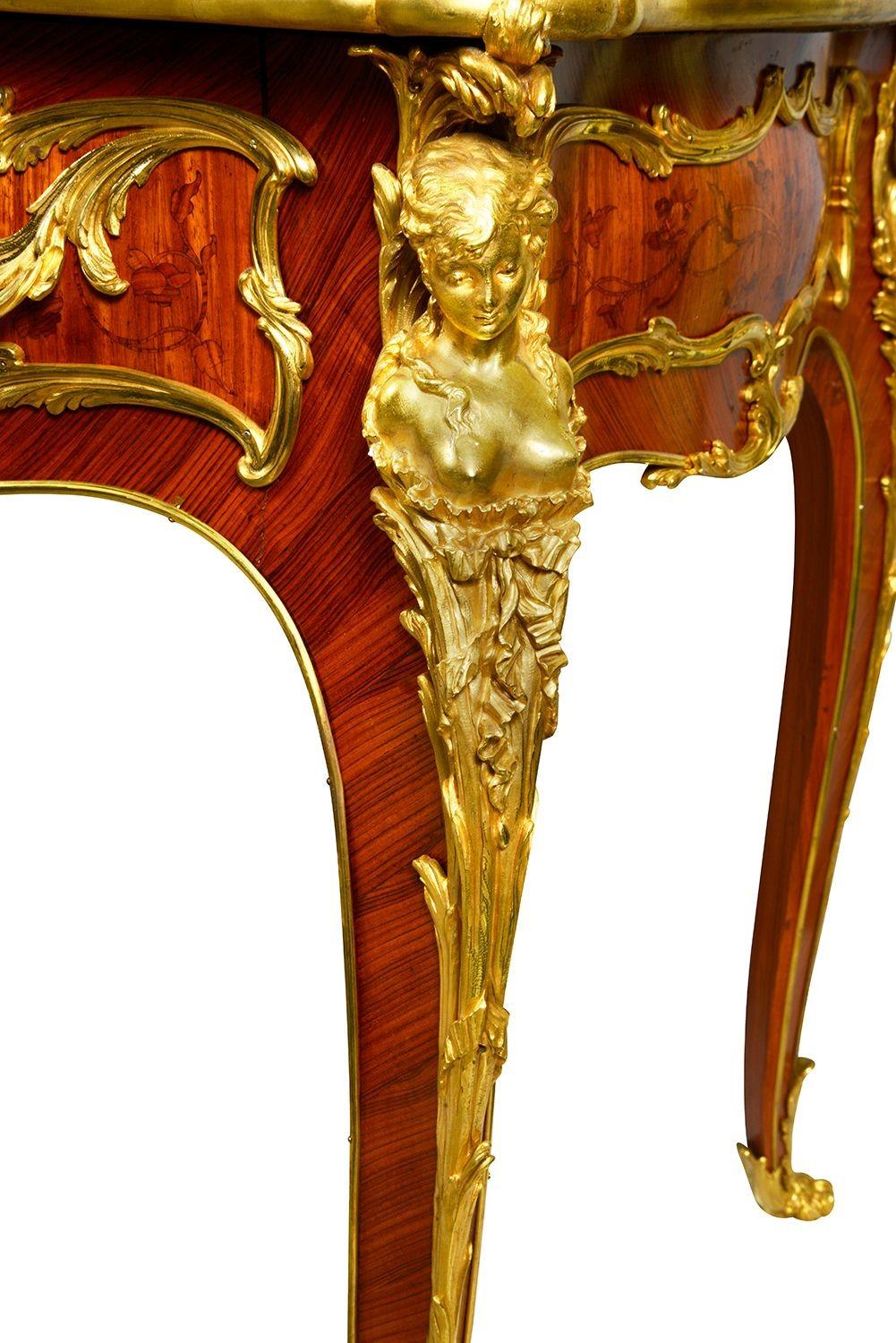 Francese French 19th Century Bureau Plat, by Zweiner in vendita