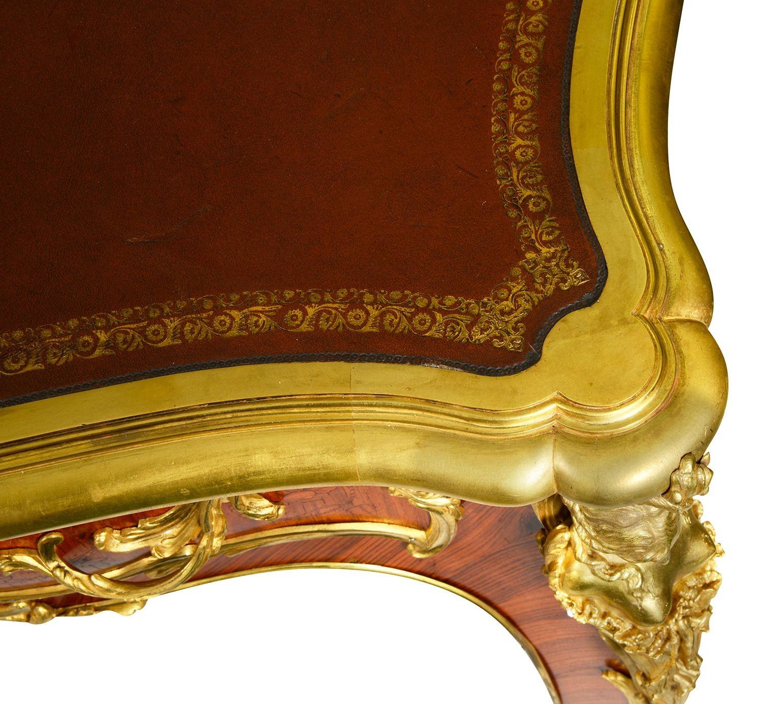 French 19th Century Bureau Plat, by Zweiner In condizioni buone in vendita a Brighton, Sussex