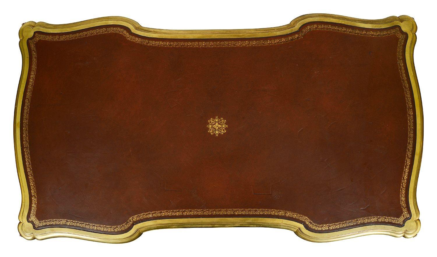 Similoro French 19th Century Bureau Plat, by Zweiner in vendita
