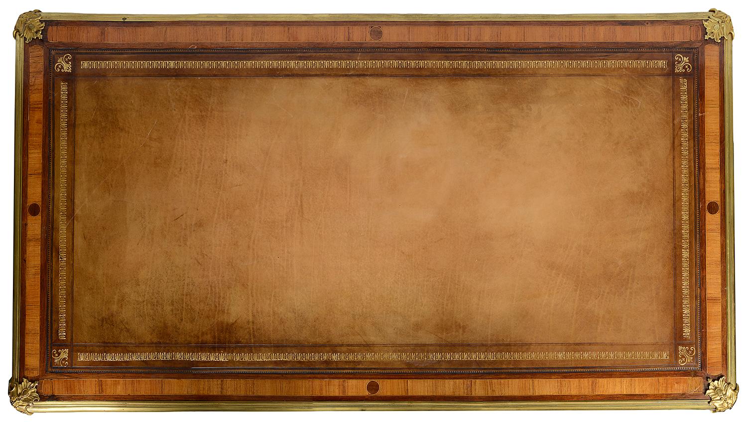 Louis XVI French 19th Century Bureau Plat, circa 1880