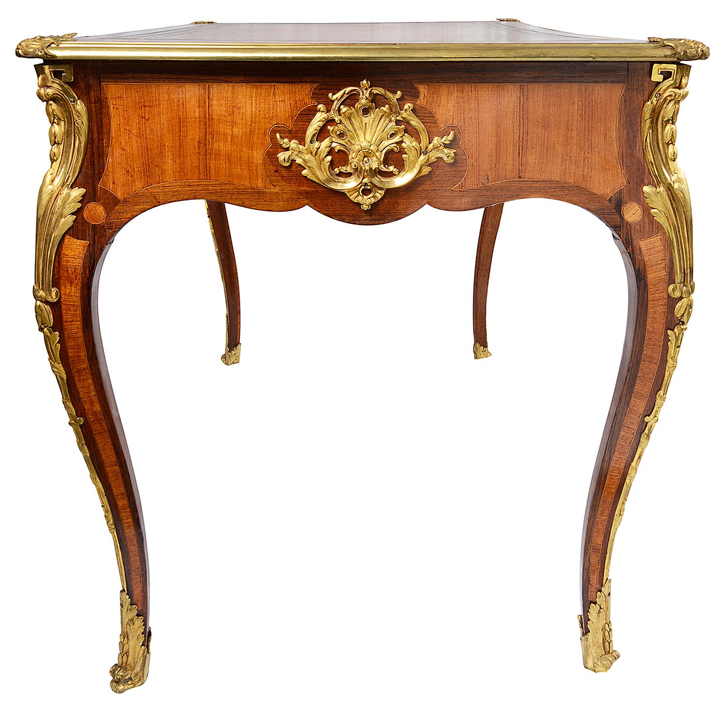 French 19th Century Bureau Plat, circa 1880 In Good Condition In Brighton, Sussex