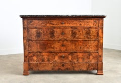 French 19th Century Burl Walnut Louis Philippe Commode