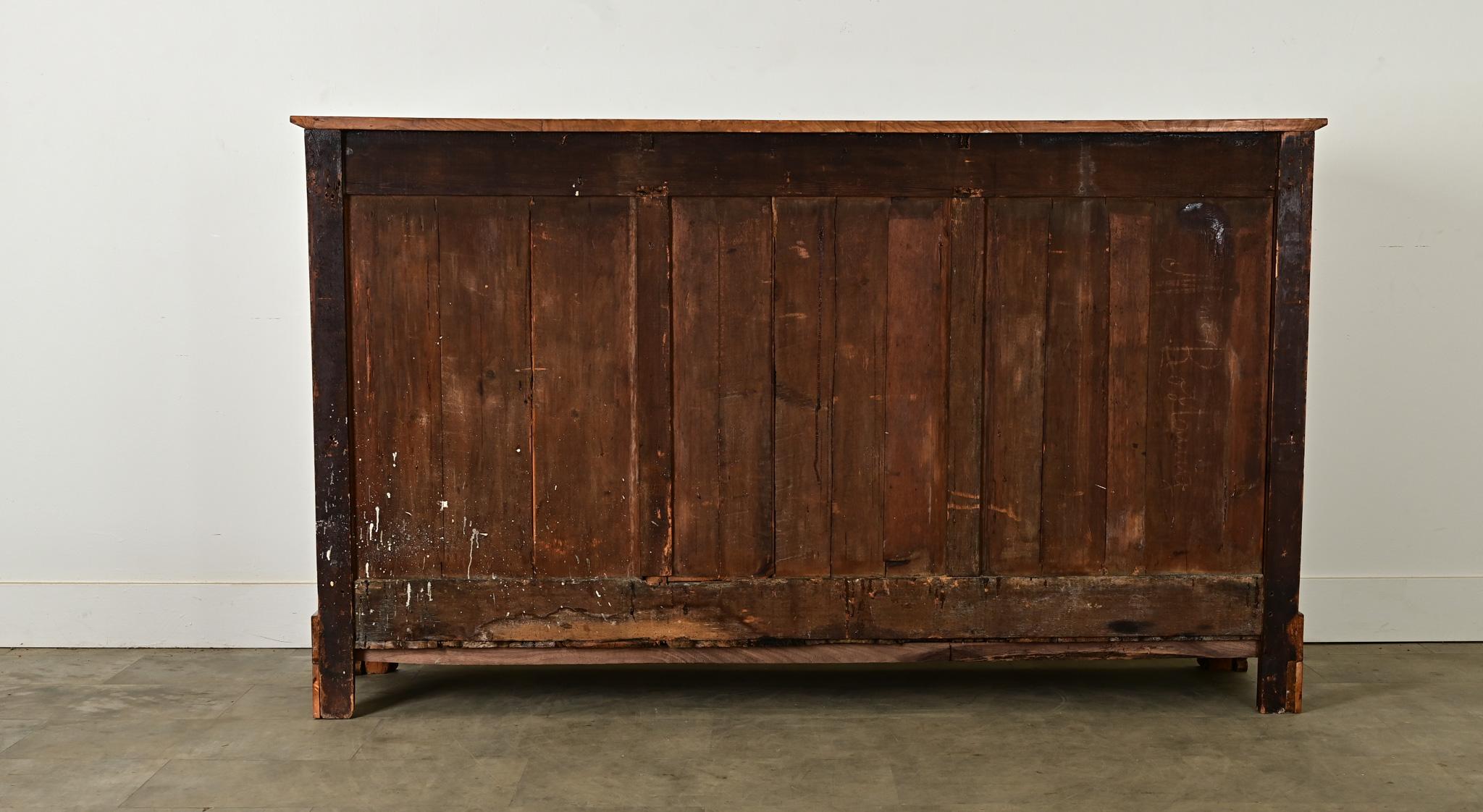 French 19th Century Burl Wood & Greek Key Enfilade For Sale 12