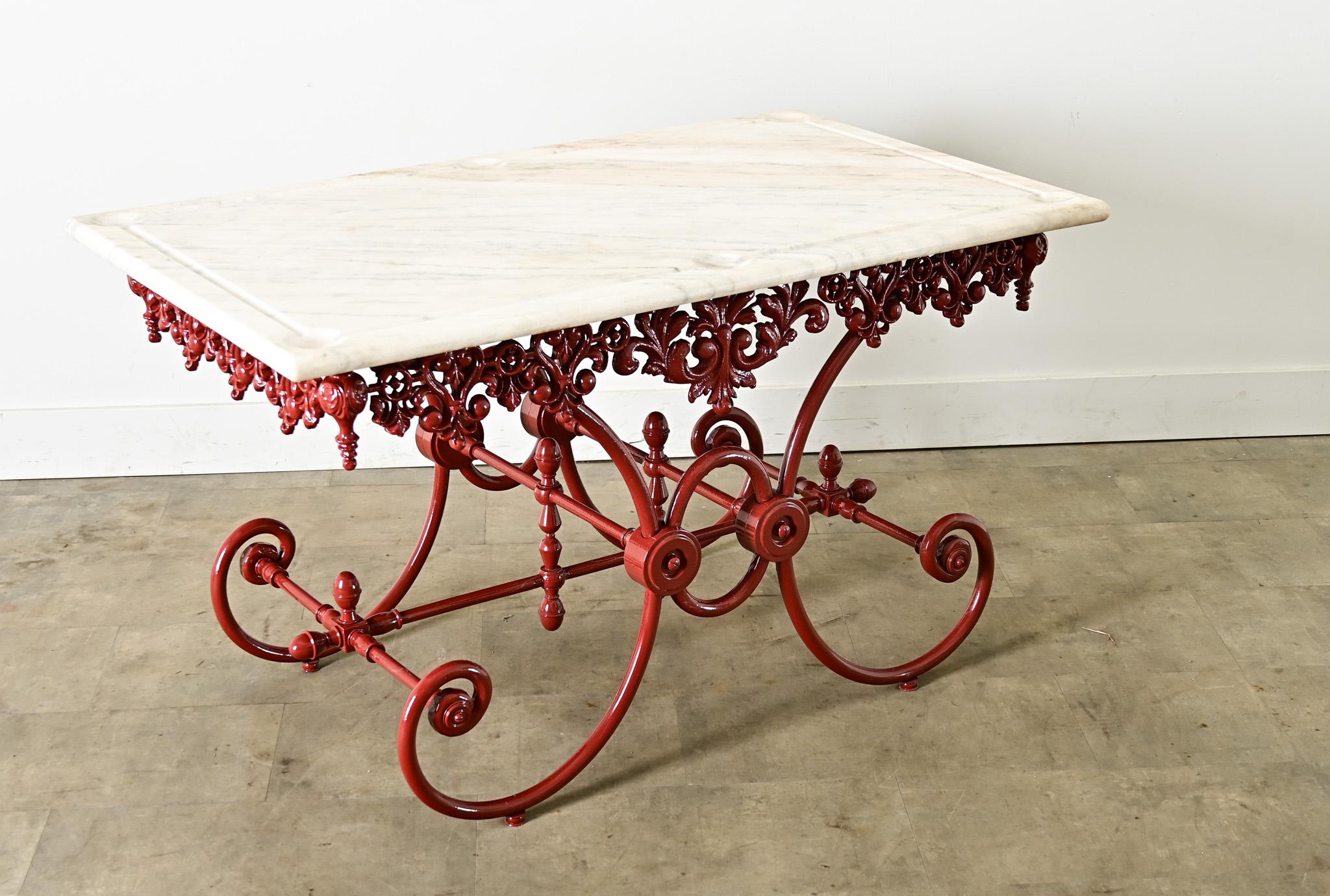 Table de présentation de boucherie française du 19ème siècle en vente 4