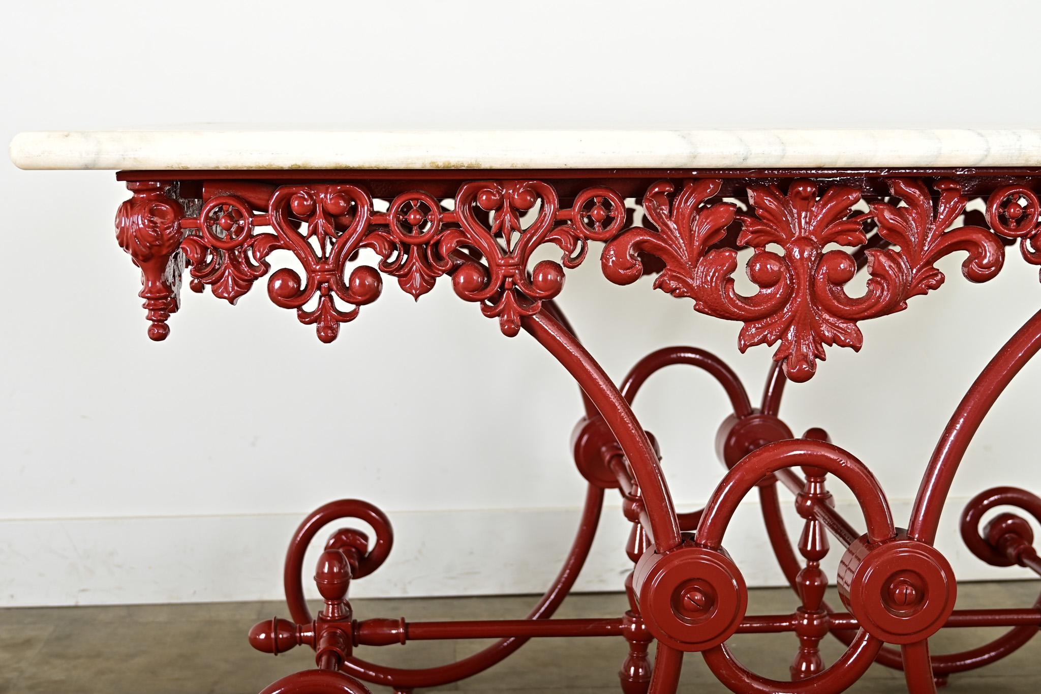 Table de présentation de boucherie française du 19ème siècle en vente 5