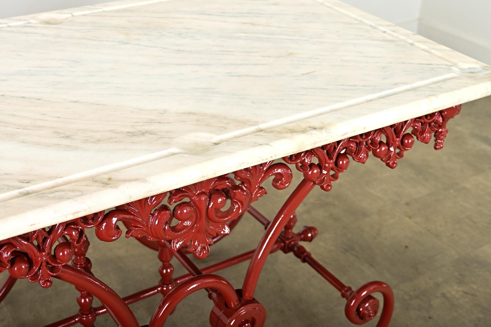 Table de présentation de boucherie française du 19ème siècle en vente 6