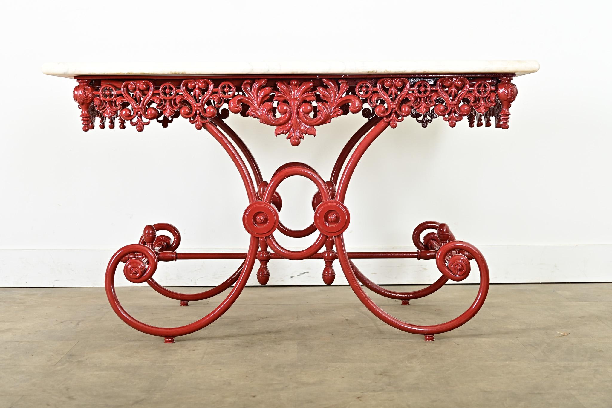 Néo-classique Table de présentation de boucherie française du 19ème siècle en vente