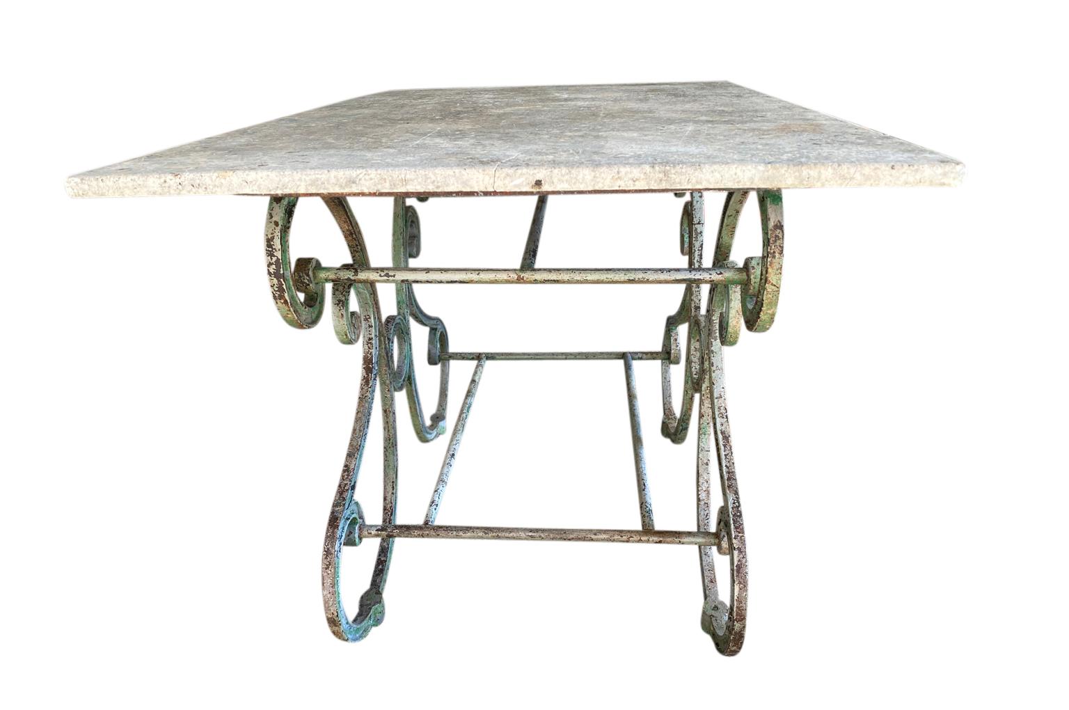 XIXe siècle Table de boucherie française du 19ème siècle en vente