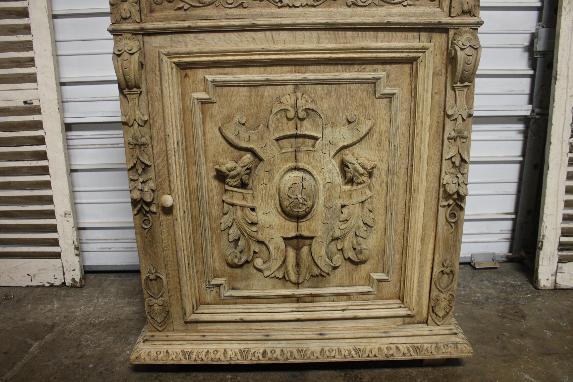 Oak French 19th Century Cabinet Confiturier For Sale