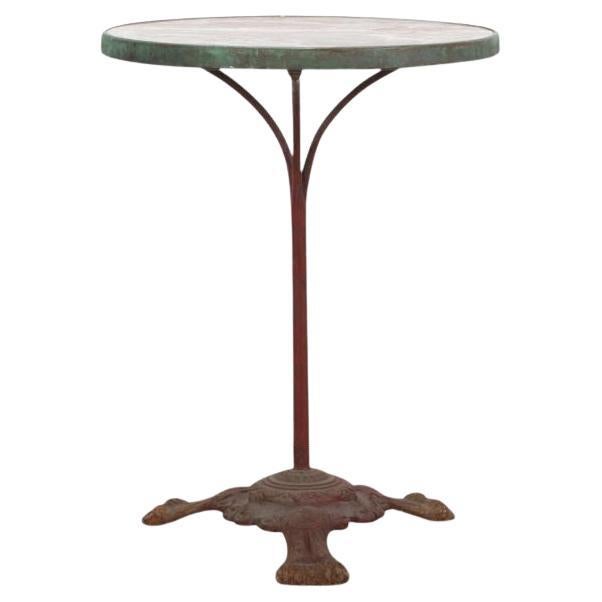 Table de café bistrot française du 19ème siècle