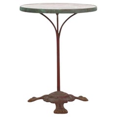 Table de café bistrot française du 19ème siècle