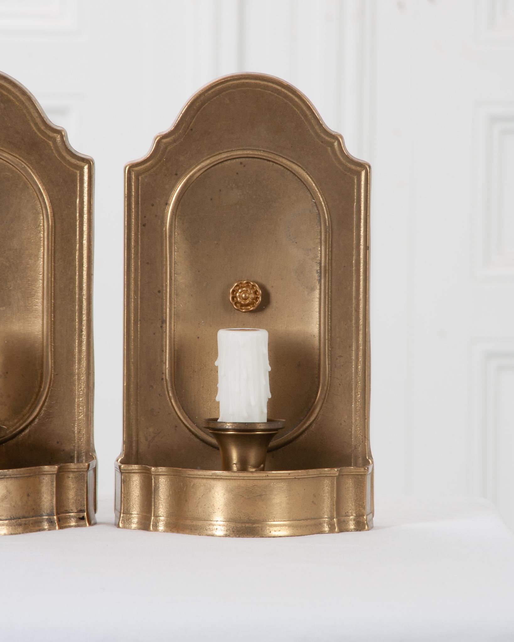 Forged French 19th Century Candle Sconces