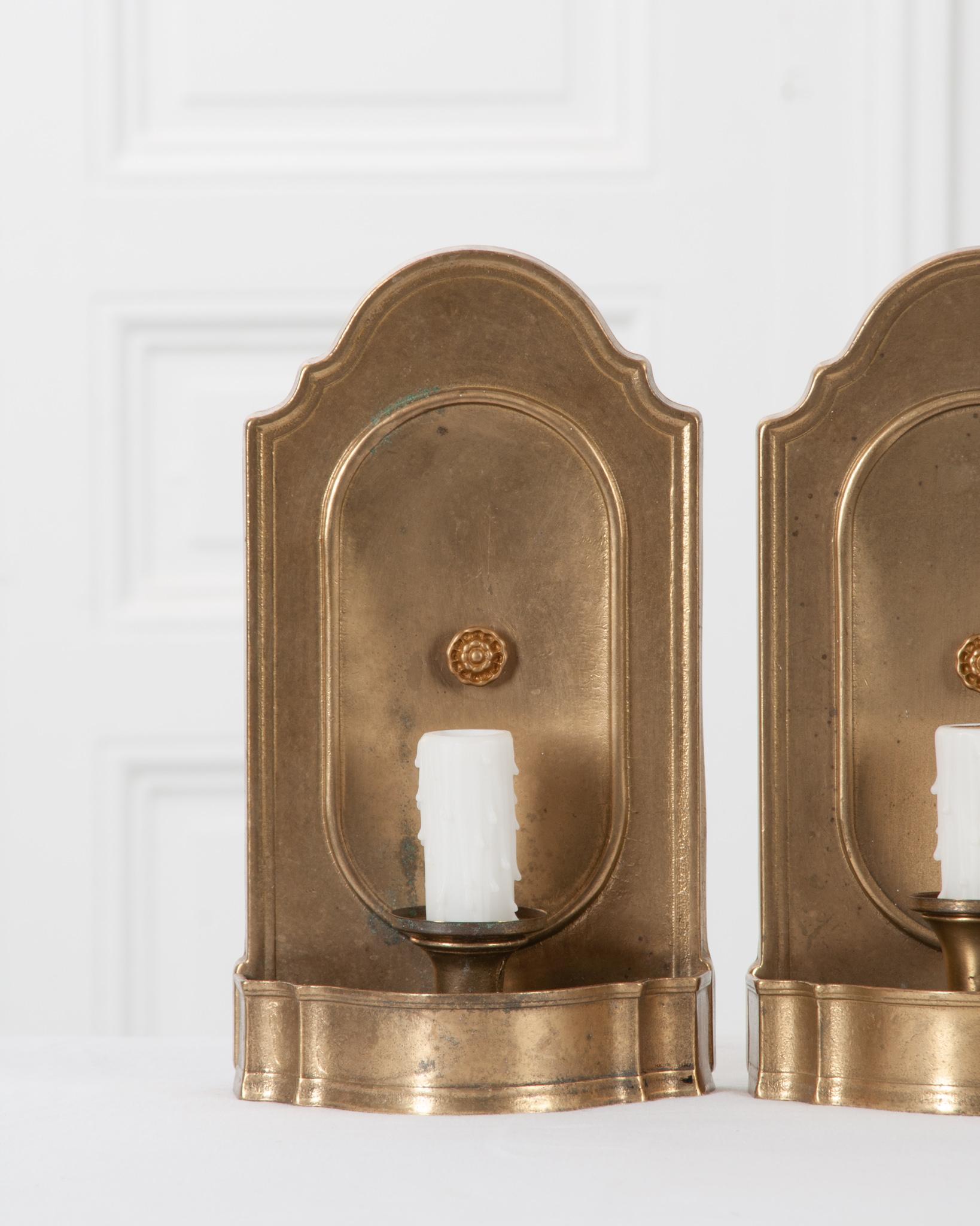 French 19th Century Candle Sconces In Good Condition In Baton Rouge, LA