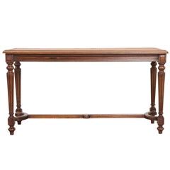 French 19th Century Cane and Walnut Louis XVI Bench