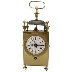 French Capucine Officers Clock, circa 1820