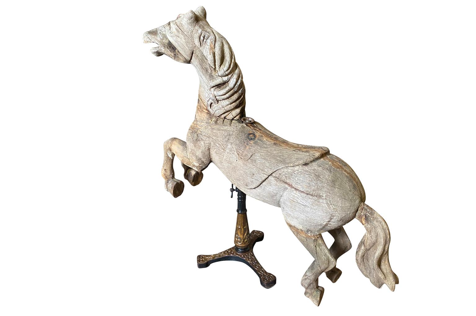 Pine French 19th Century Carousel Horse