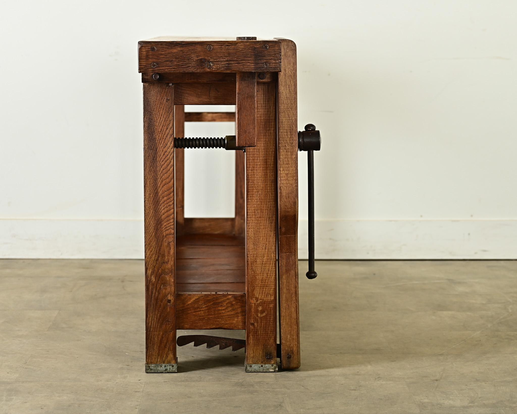 French 19th Century Carpenter’s Workbench 10