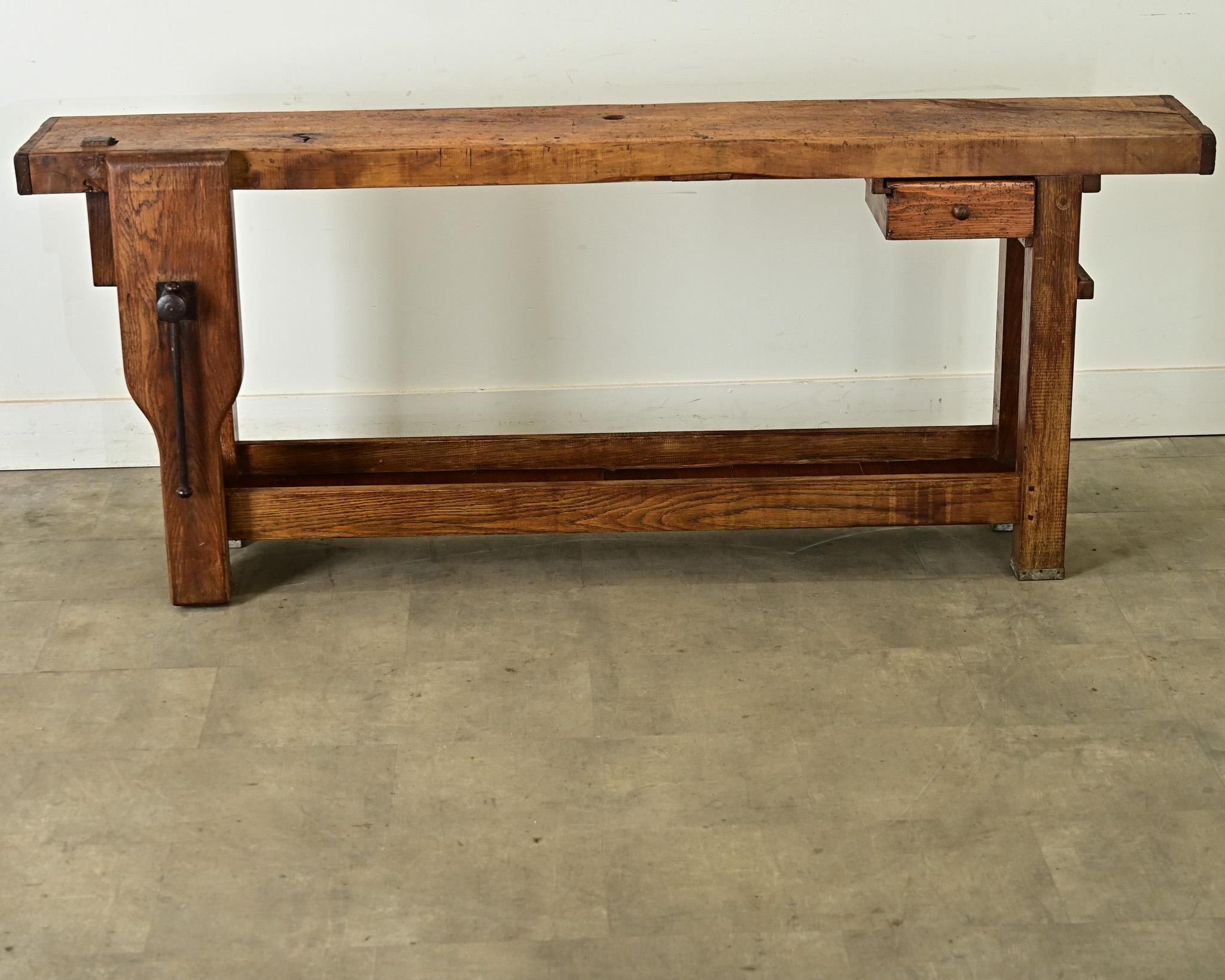 Brutalist French 19th Century Carpenter’s Workbench
