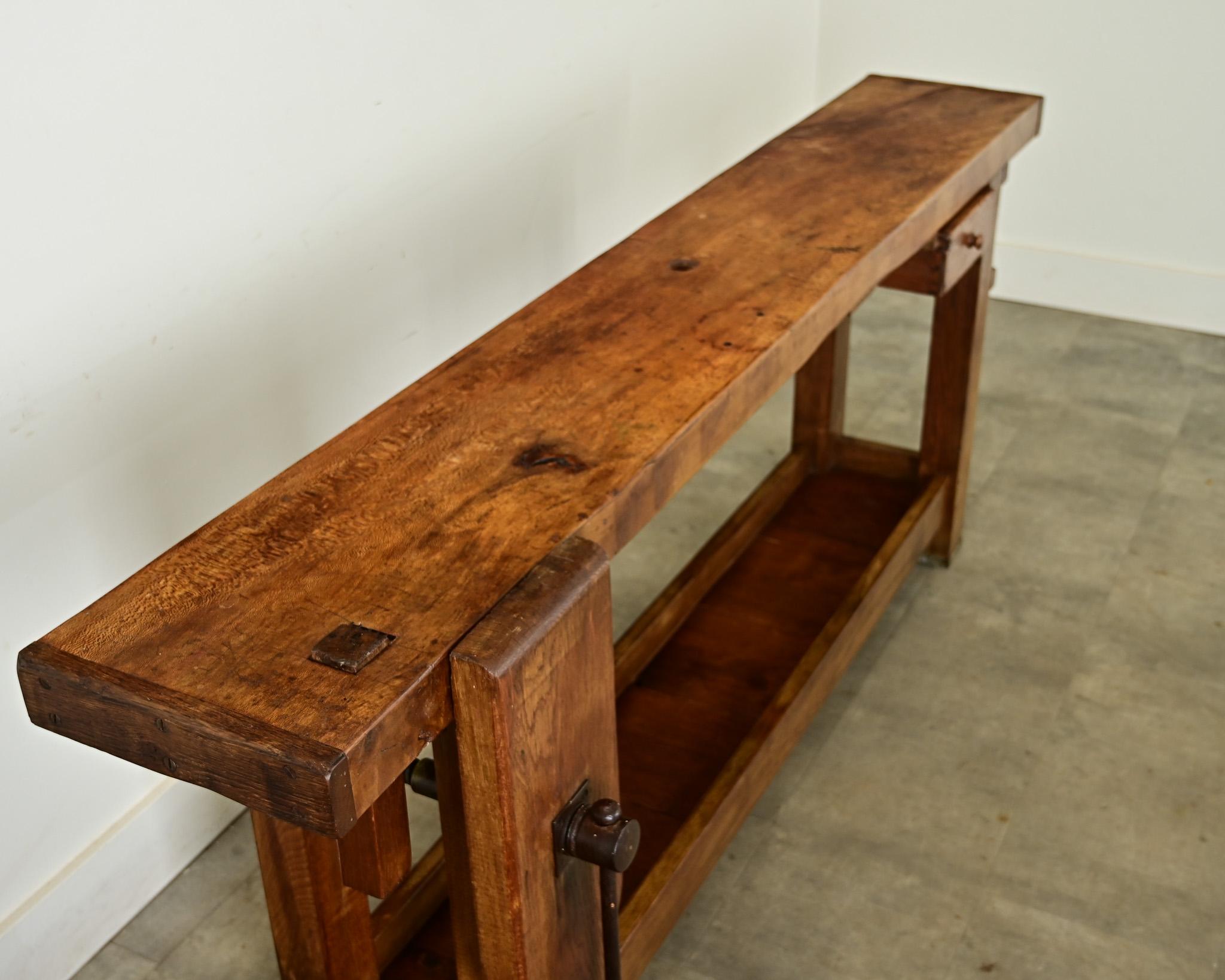 Iron French 19th Century Carpenter’s Workbench