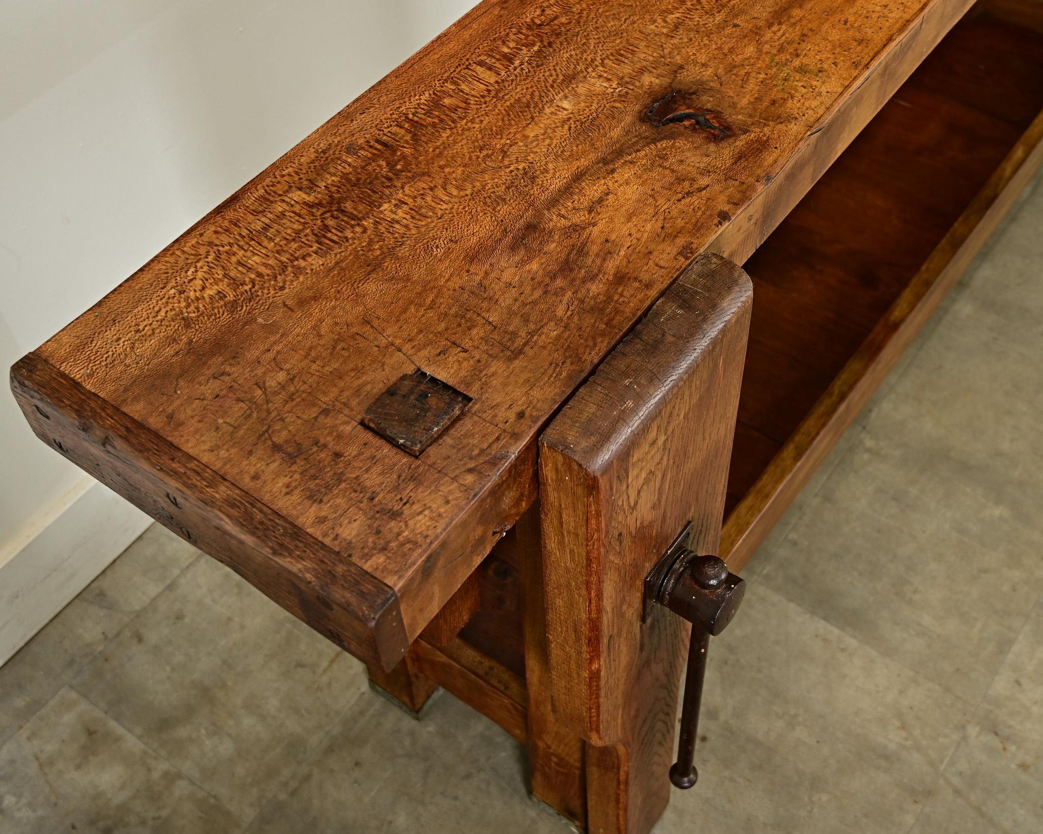 French 19th Century Carpenter’s Workbench 1