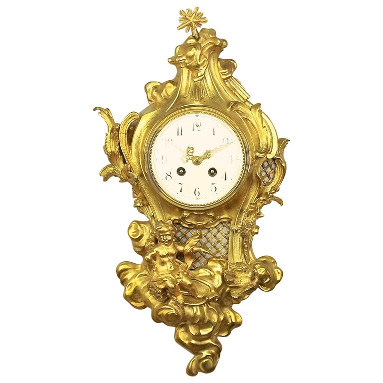 19tes Jahrhundert Kartell Uhr in der Art von Philippe Caffieri Französisch 1
