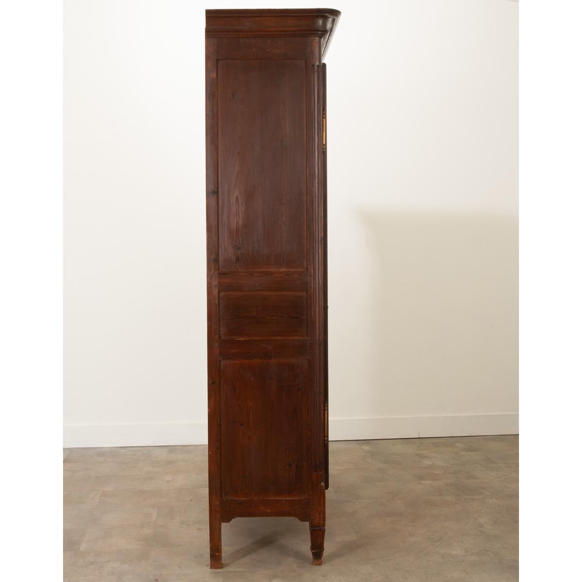 French 19th Century Carved Oak Armoire 5