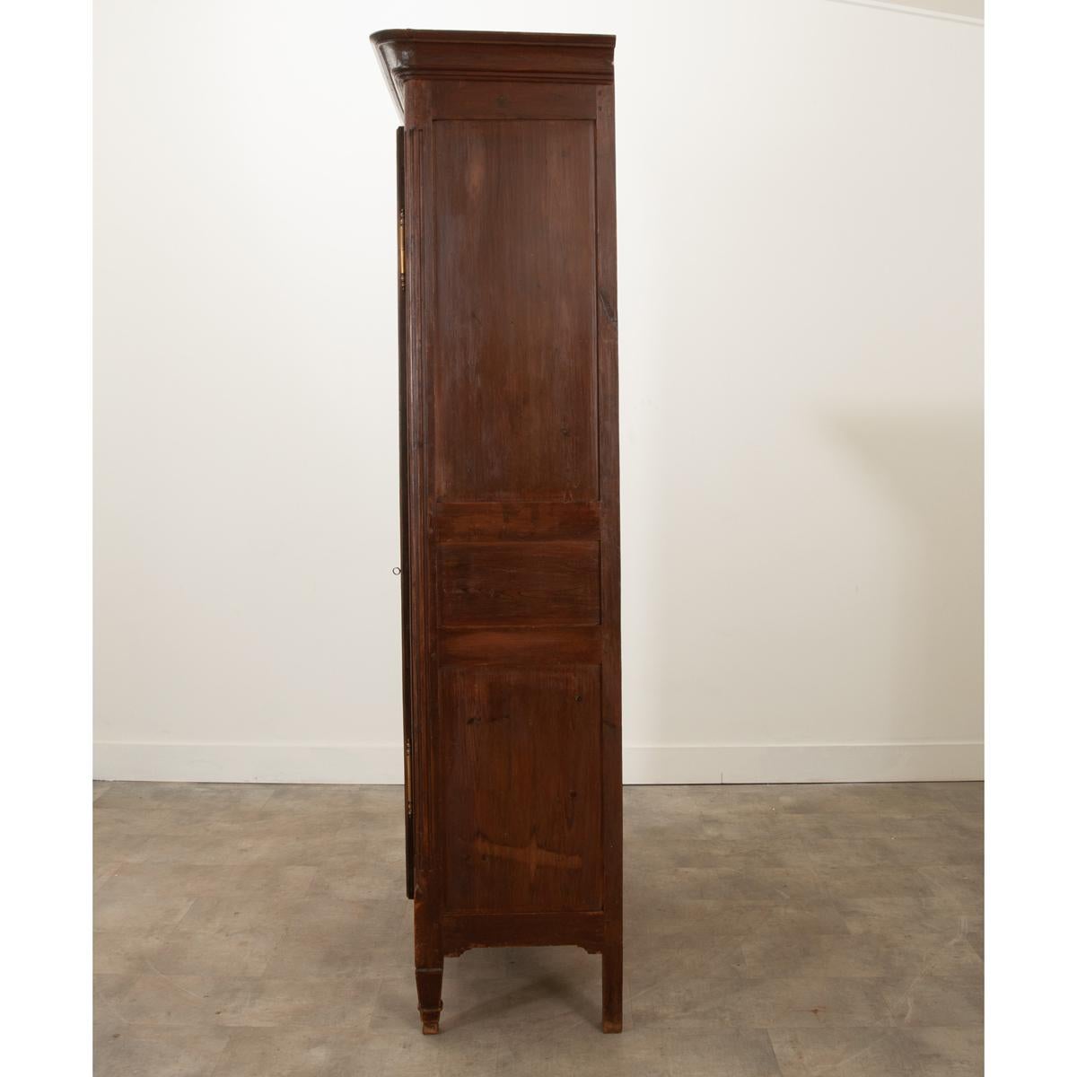 French 19th Century Carved Oak Armoire 3