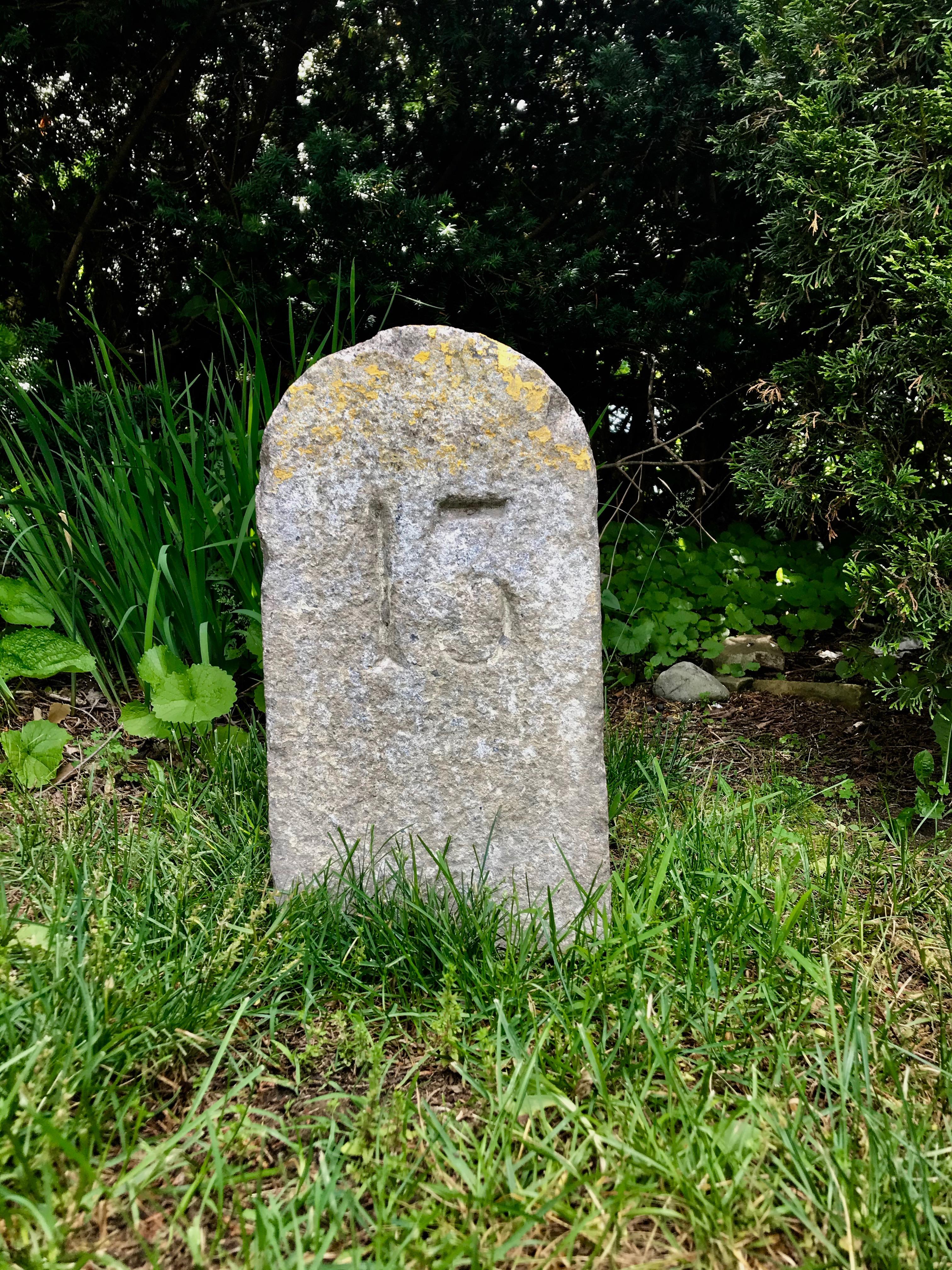 French 19th Century Carved Stone Markers Numbered 11, 12, 13 and 16 In Good Condition For Sale In Woodbury, CT