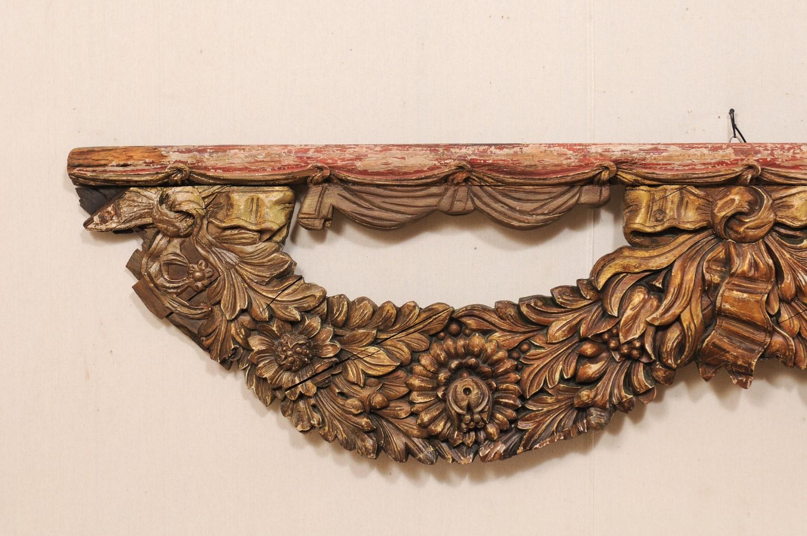 Geschnitztes Holzfragment aus dem 19. Jahrhundert im Angebot 5