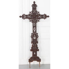 French 19th Century Cast Iron Cross