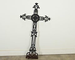 French 19th Century Cast Iron Cross