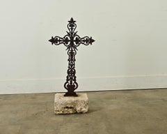 French 19th Century Cast Iron Cross