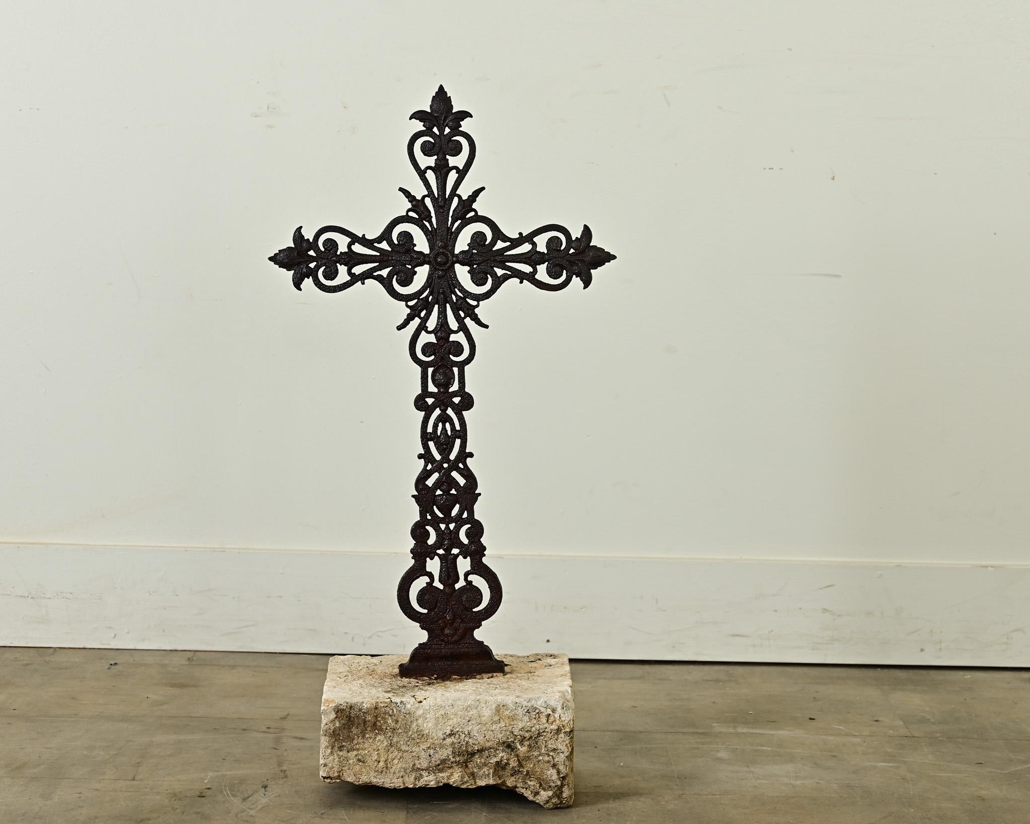 Other French 19th Century Cast Iron Cross