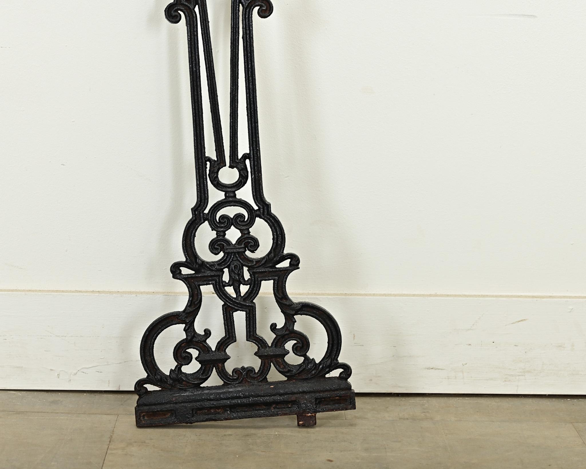 French 19th Century Cast Iron Cross 2