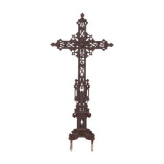 French 19th Century Cast Iron Cross