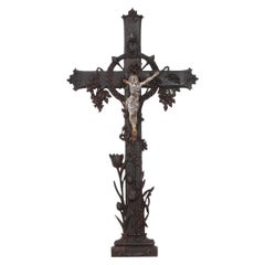 French 19th Century Cast Iron Cross