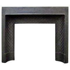 French 19th Century Cast Iron Fireplace Insert
