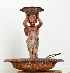 French 19th Century Cast Iron Fountain