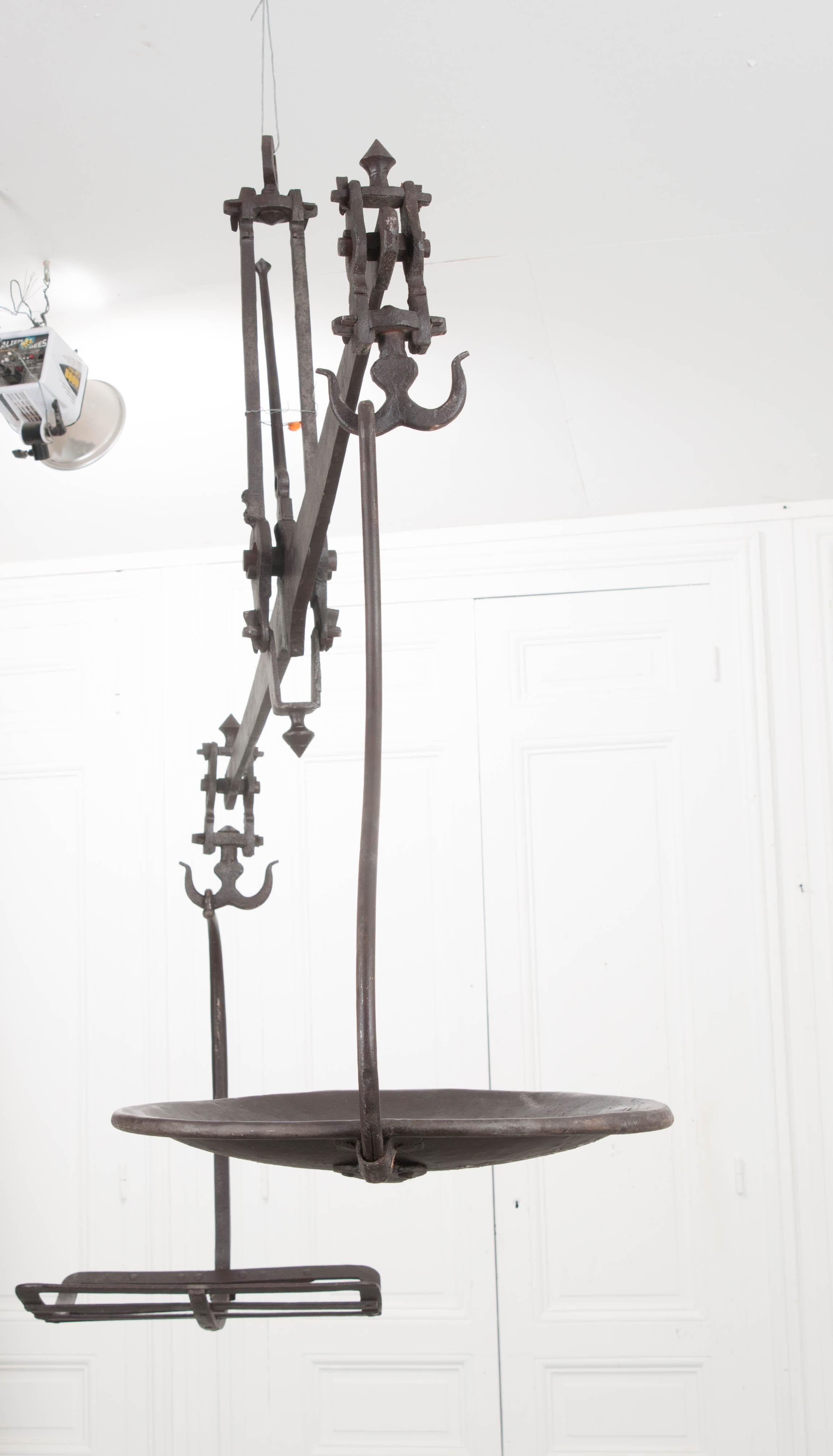 French 19th Century Cast-Iron Produce Scale 13