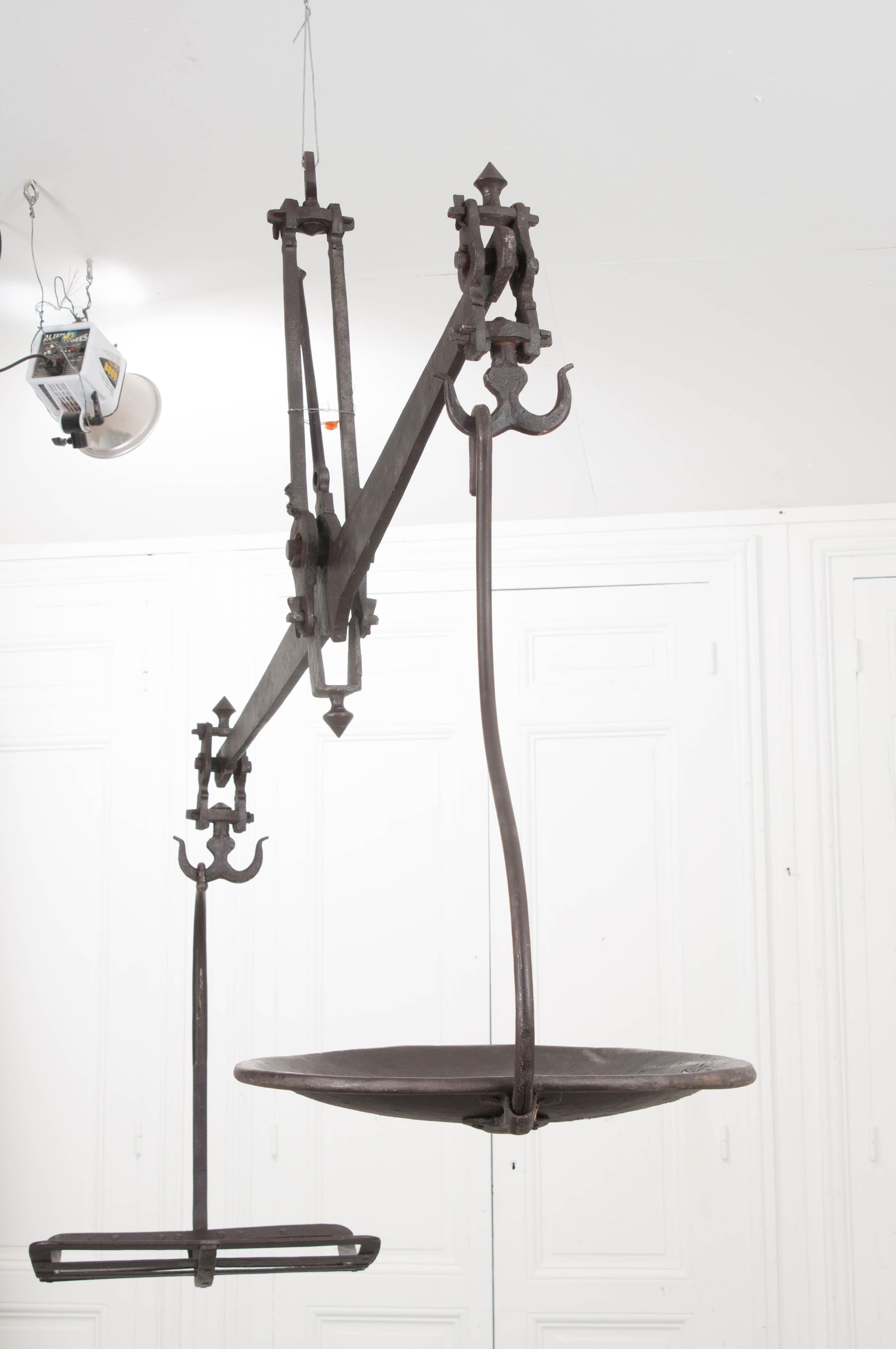French 19th Century Cast-Iron Produce Scale 14
